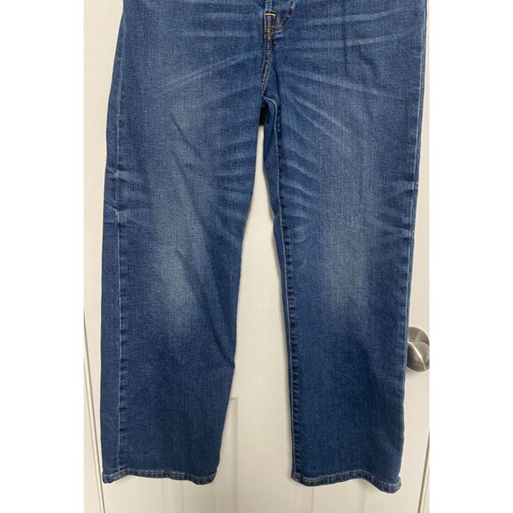 Levi's Jeans Women's 27 On My Honor Blue Denim Ribcage Straight Ankle Button Fly - Picture 7 of 16